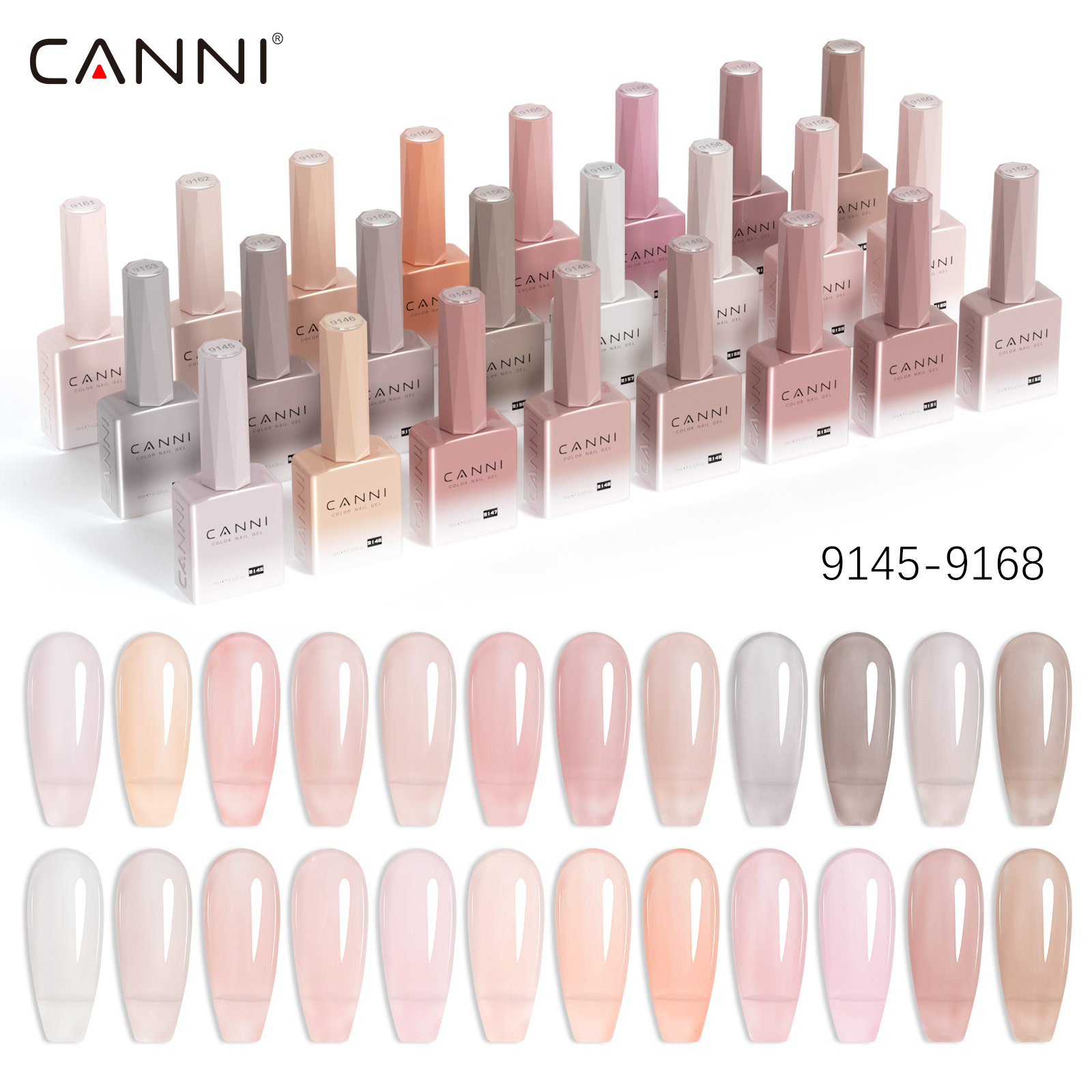 Nail Art One Piece - CC7 CANNI جيل للأظافر البولندية 9