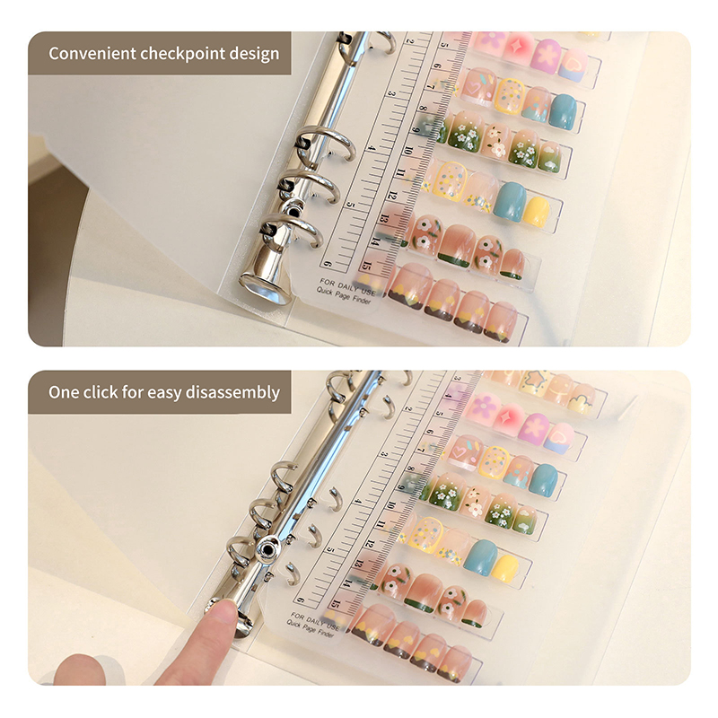 Nail Art One Piece - كتاب تخزين جديد لأدوات فن الأظافر،
