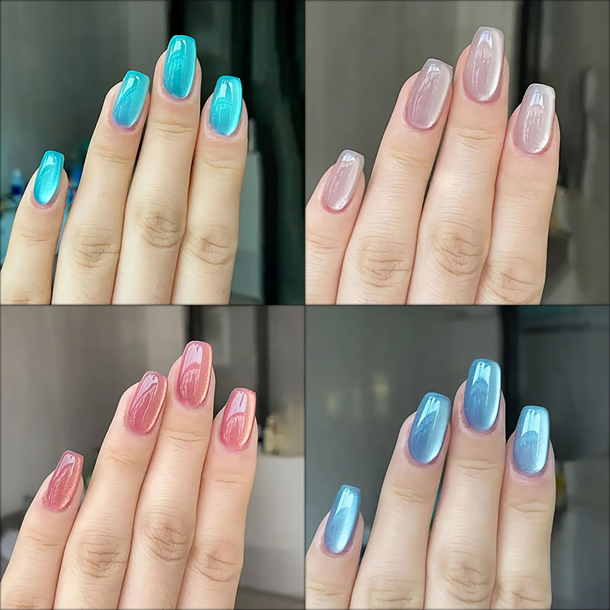 Nail Art Inspo - 24 قطعة/30 قطعة أظافر صناعية قصيرة