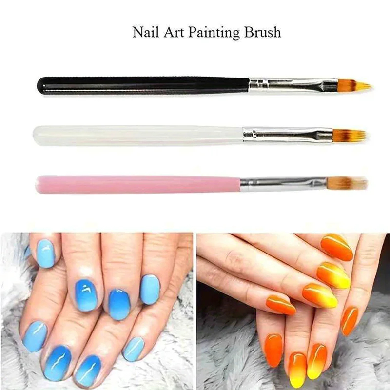 Nail Art Ombre - 3-18 قطعة فرشاة فن الأظافر لتصميم