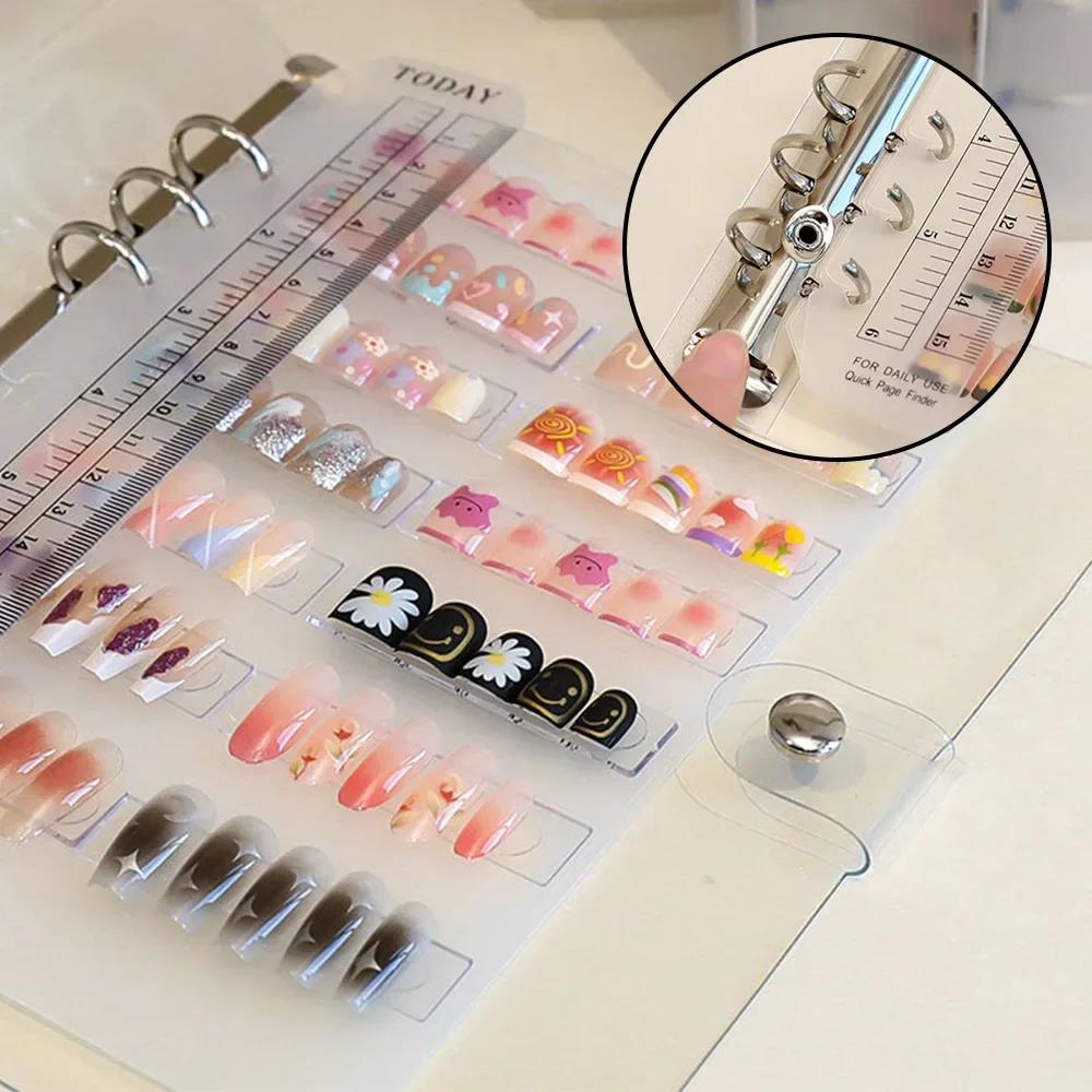كتاب تخزين قطع فن الأظافر، سعة - مراجعة Nail Art One Piece وسعره