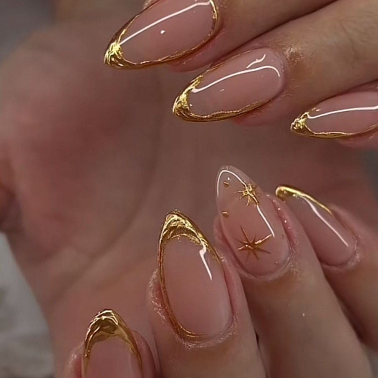 24 قطعة مجموعة أظافر اللوز الق - مراجعة Nail Art Inspo وسعره