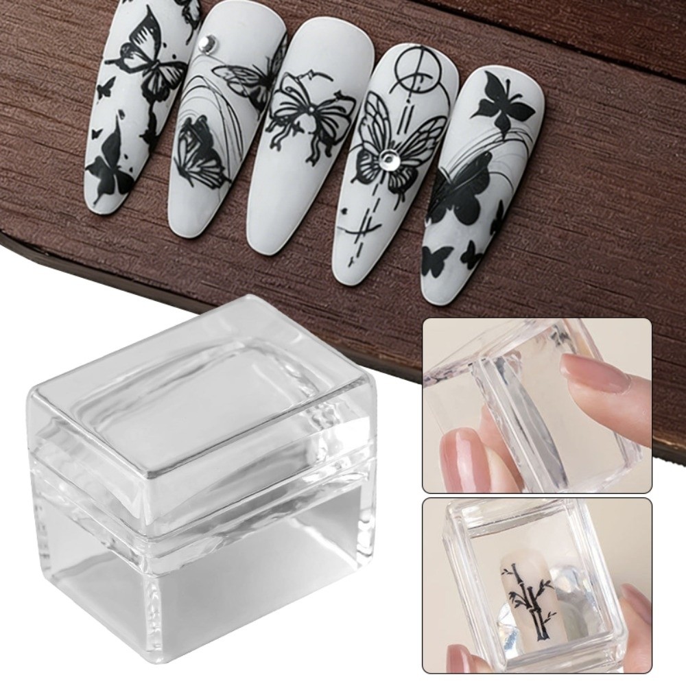 قوالب طباعة أظافر شفافة جديدة  - مراجعة Nail Art Inspo وسعره