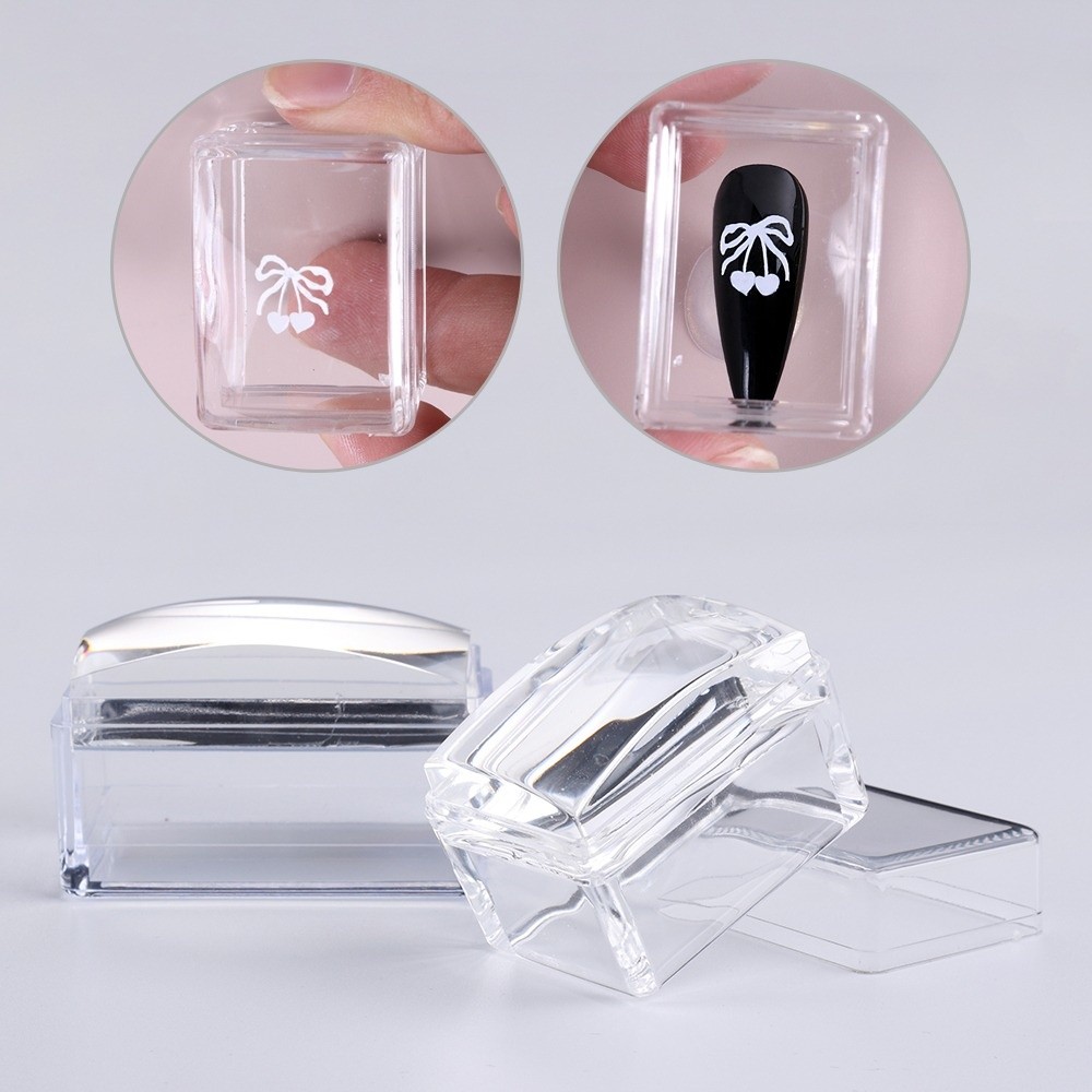 قوالب طباعة أظافر شفافة جديدة  - مراجعة Nail Art Inspo وسعره