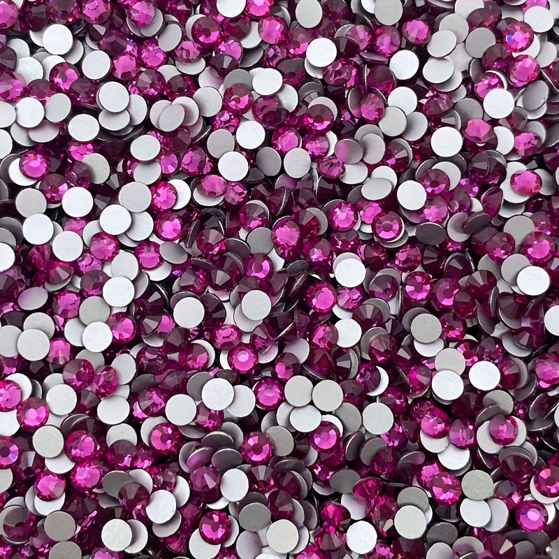 1440 قطعة من أحجار الراين الزخ - مراجعة Nail Art Fuchsia وسعره