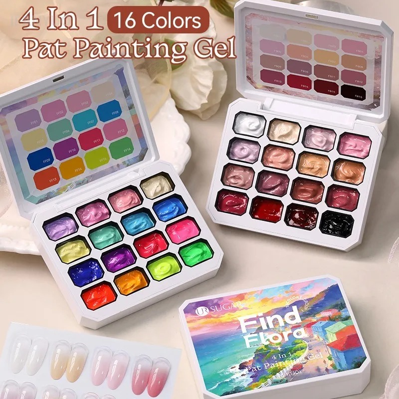 طلاء أظافر جل 4 في 1 بـ16 لونً - مراجعة Nail Art One Piece وسعره