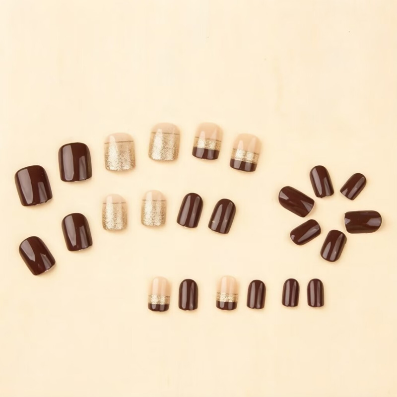 أظافر صناعية قصيرة مربعة الشكل - مراجعة Nail Art Inspo وسعره