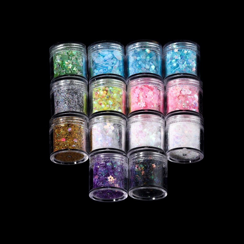 10 ml/Box بريق الايبوكسي الرات - مراجعة Nail Art Inspo وسعره