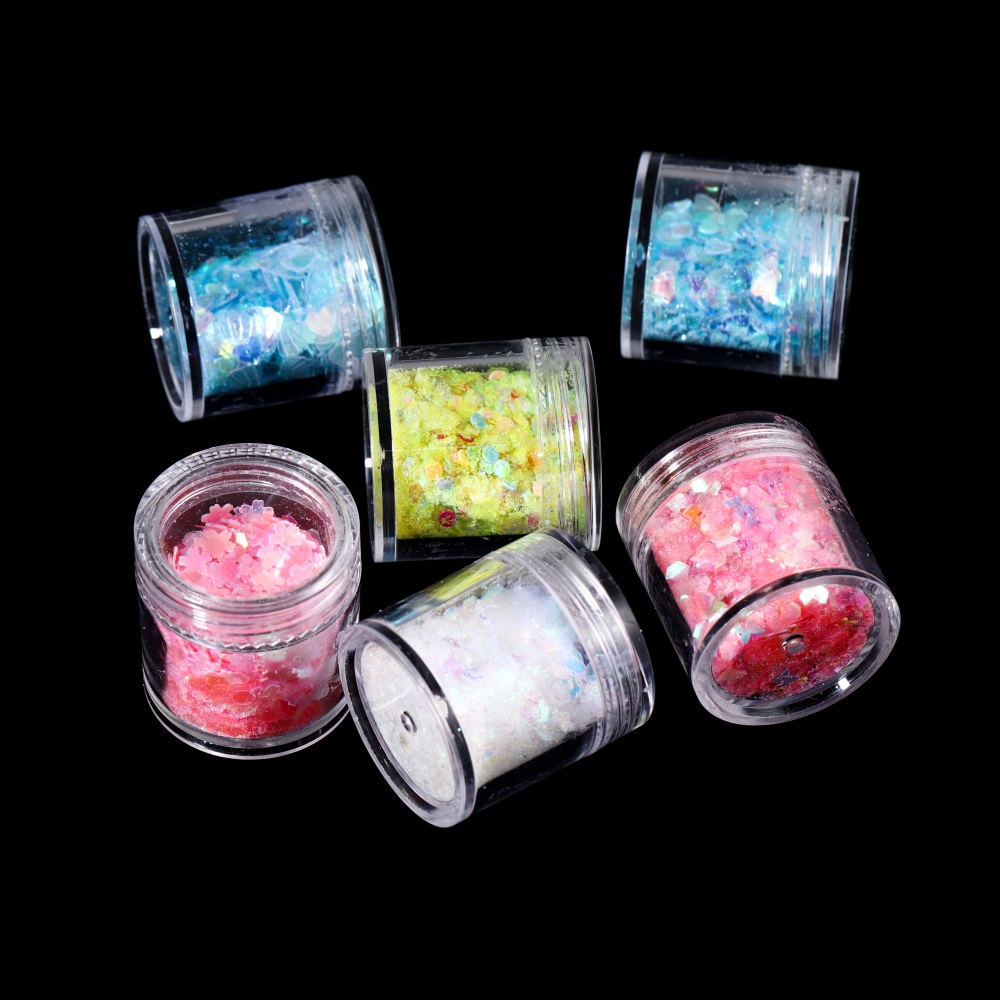 10 ml/Box بريق الايبوكسي الرات - مراجعة Nail Art Inspo وسعره