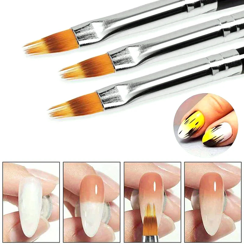 3-18 قطعة فرشاة فن الأظافر لتص - مراجعة Nail Art Ombre وسعره