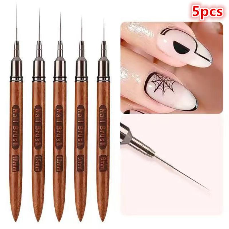 مجموعة من 5 فرش لرسم الأظافر ب - مراجعة Nail Art One Piece وسعره