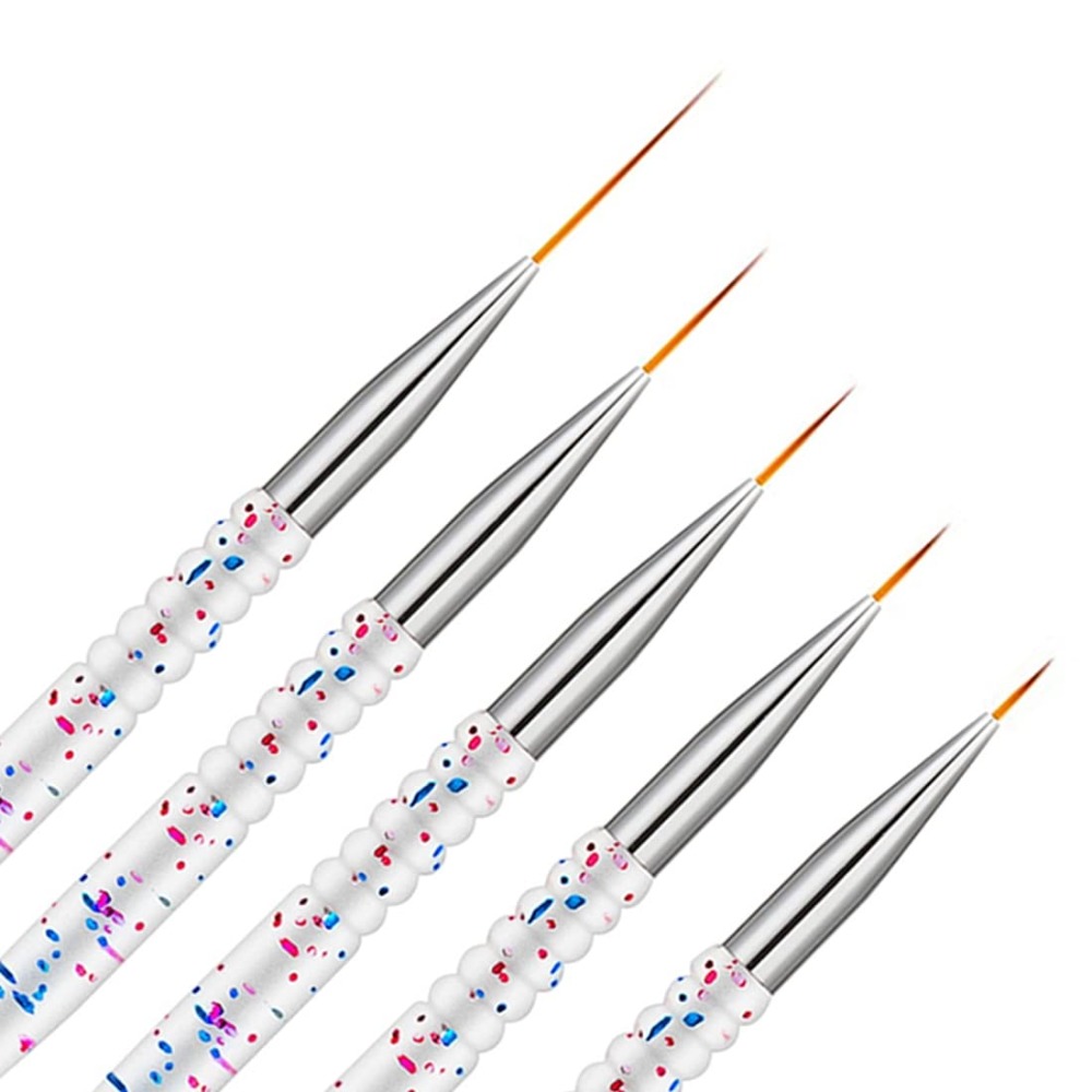 مجموعة من 5 فرش احترافية لتصمي - مراجعة Nail Art One Piece وسعره