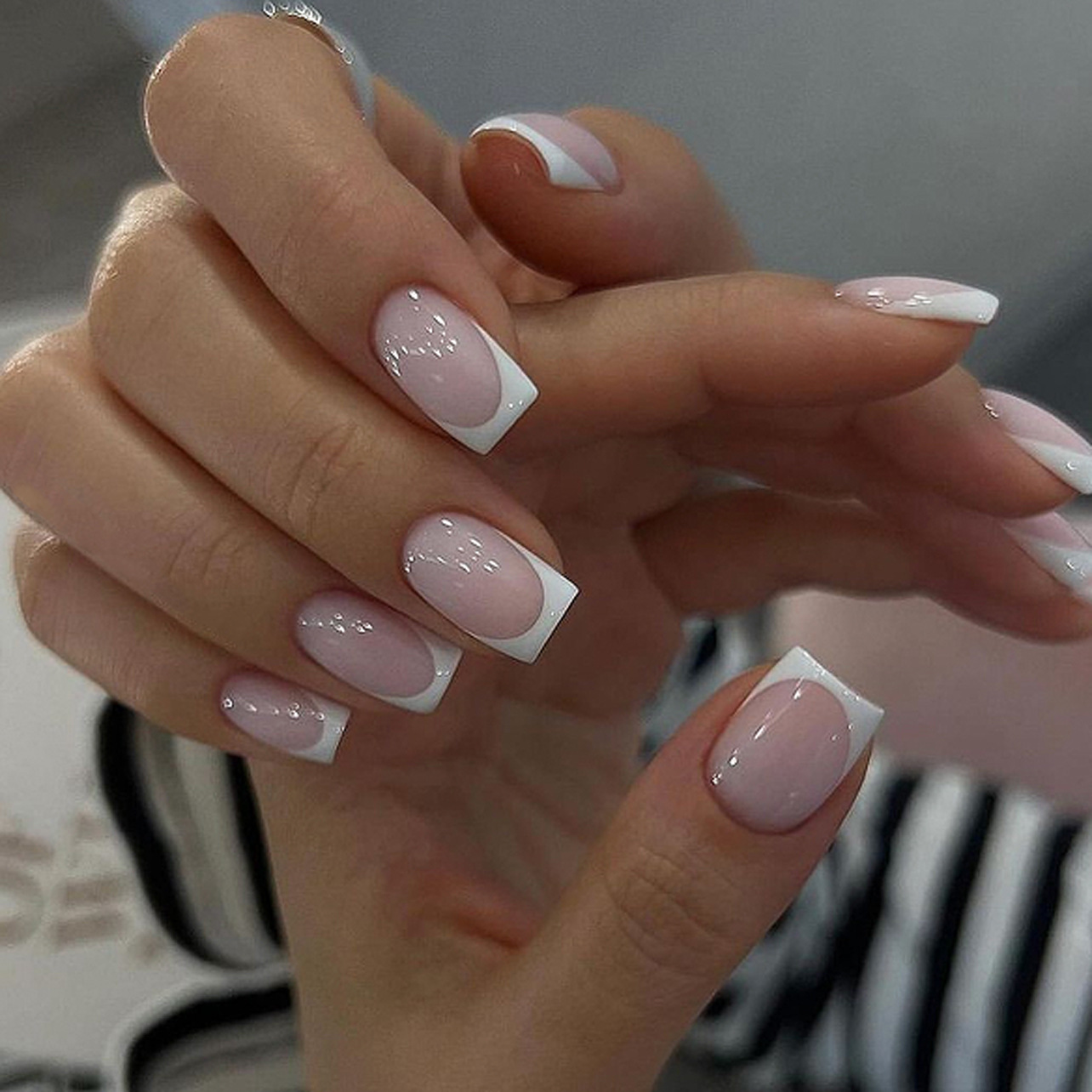 24 قطعة بسيطة الباليه بريق انف - مراجعة Nail Art Inspo وسعره