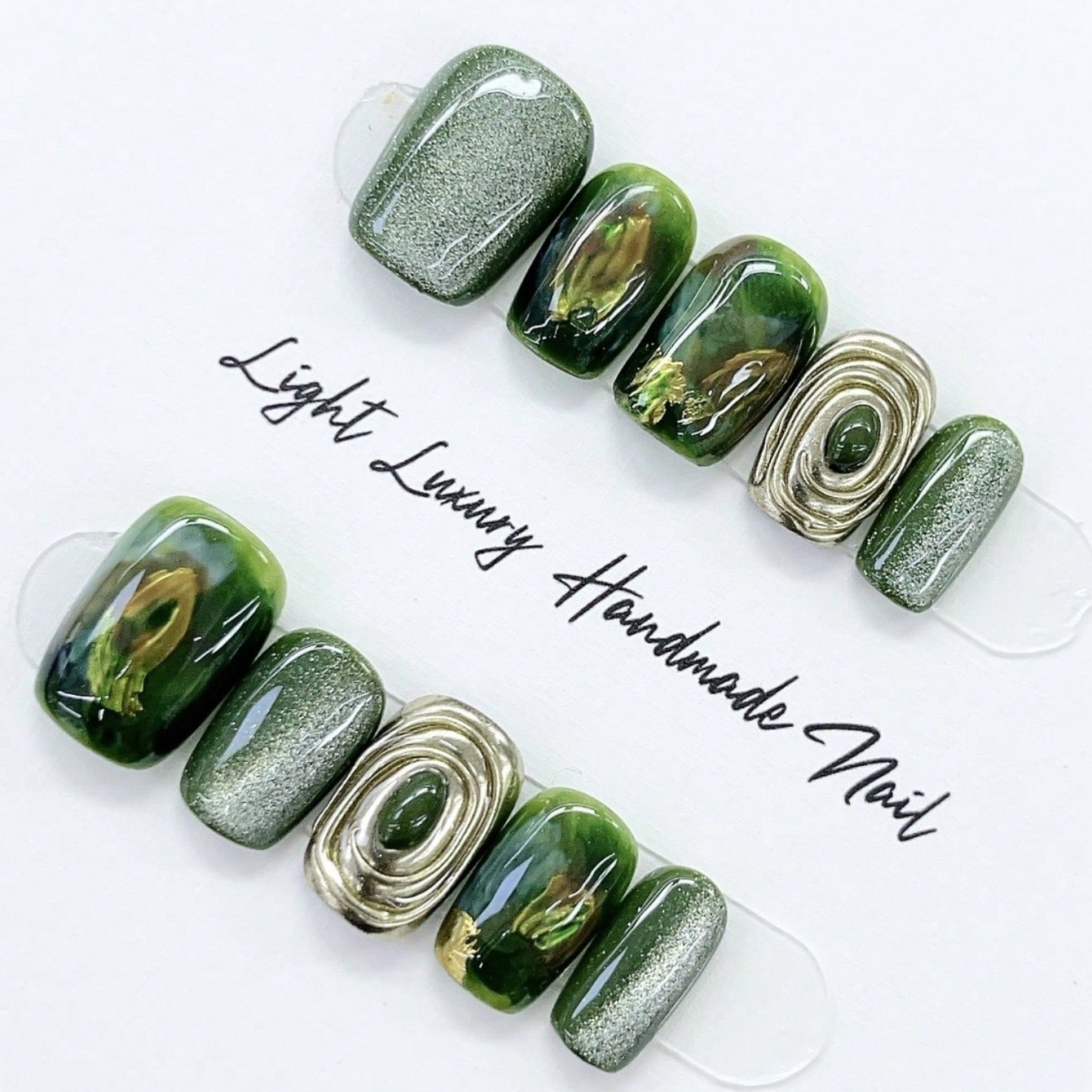 10 قطع من الأظافر الاصطناعية ا - مراجعة Nail Art Inspo وسعره